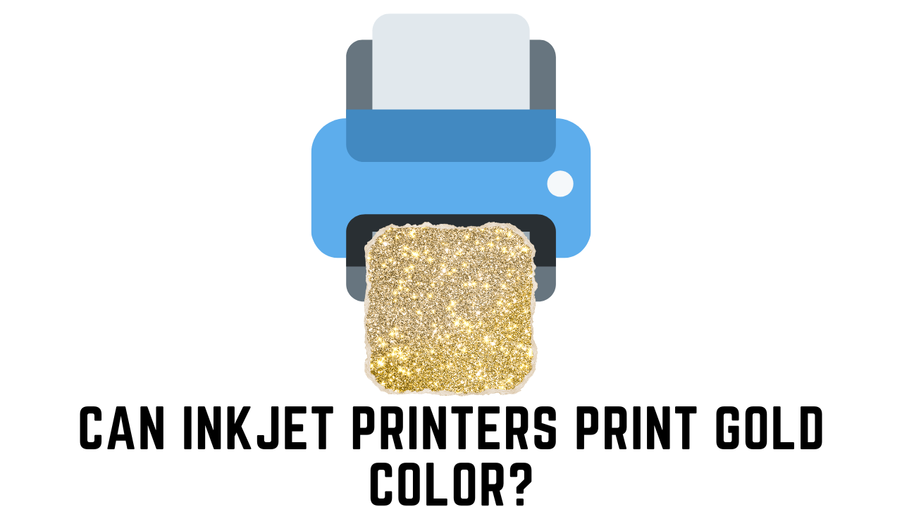 printers print gold color?